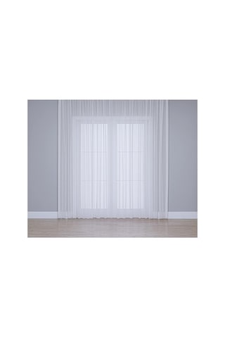 Gauze Fabric Design Keten Plus Tül Perde Optik Beyaz, 200 X 260 Diğer