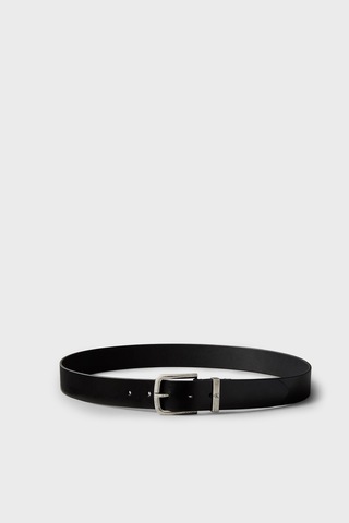 Calvin Klein Logolu Deri Kemer Lv04d7128gv8l Erkek Kemer Lv04d7128g V8l Siyah