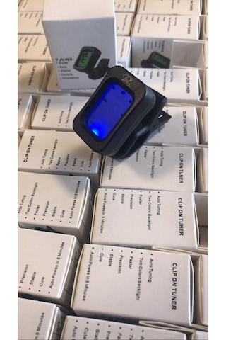 Gitar Keman Bağlama Ukulele için Hassas Akort Cihazı-Akort Aleti