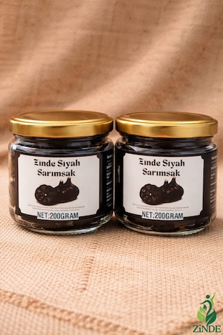 Siyah Sarımsak Black Garlıc 400 Gram İkili Paket Soyulmuş Diş