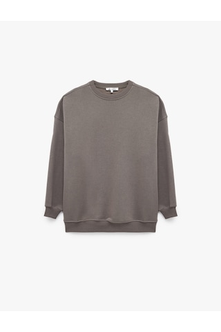 Koton Rahat Kalıp Uzun Kollu Bisiklet Yaka Pamuklu Basic 2'li Sweatshirt Seti Multıcolor 6wal10303ık Mavi