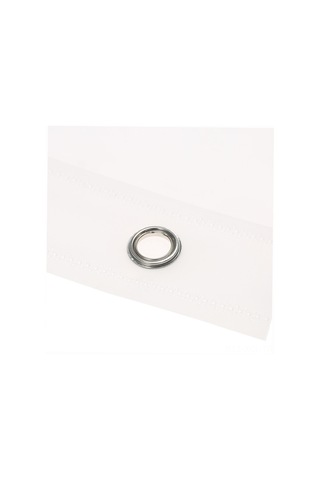 Konesam 180x180cm Beyaz Peva Banyo Perdeği - Su Geçirmez & Kalıntı Önleyici, 12 Adet C Tipi Askı İle Diğer