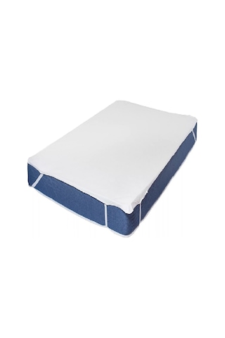 Evony Çift Kişilik Pamuk Sıvı Geçirmez Alez 150x200 Cm Beyaz