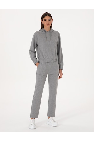 Pierre Cardin Gri Melanj Kargo Fit Eşofman Altı 50312233-vr086