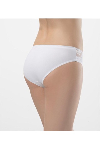 Türen 262 İkili Likralı Dantelli Bikini-beyaz Beyaz