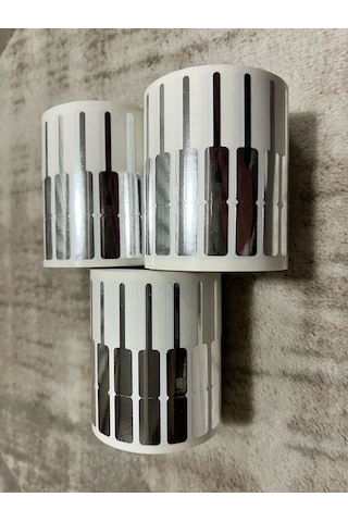 Kuyumcu Etiketi P.p Opak Metalize Etiket 72mm X 10mm