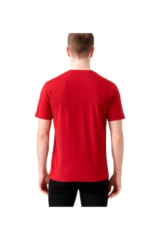 Safe Work V Yaka Kısa Kol İş Tişörtü Rahat, Nefes Alabilir Ve Çok Renk Seçeneği Bordo