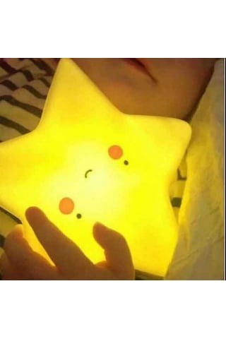 Silikon Led Işıklı Yıldız Gece Lambası Sarı (451485181)