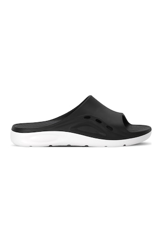 Slazenger Tundra I Erkek Siyah / Beyaz Terlik Siyah - Beyaz