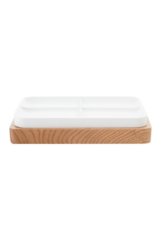 Mudo Home Boho Katı Sabunluk Beyaz
