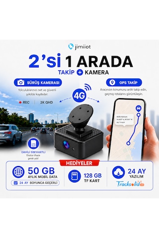 Jimiiot Jimi Iot Jc182 4g Canlı İzlemeli Araç Kamerası Ve Gps Takip Sistemi