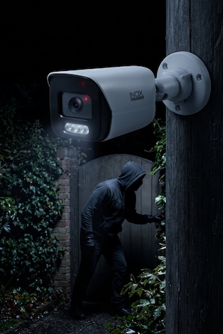 Inox-x209 5mp Black Light Bullet Ip Güvenlik Kamerası - Zifiri Karanlıkta Tam Renkli Dış Mekan Ağ Kamerası