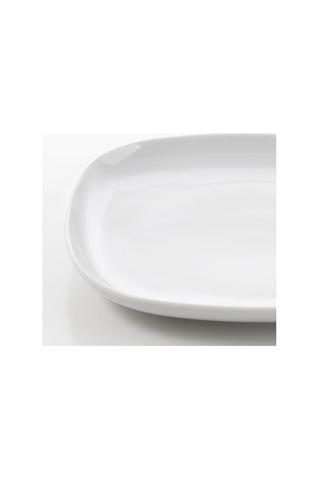 Ikea Vardera Porselen 6 Kişilik 18 Parça Yemek Takımı 18-25 Cm Beyaz Kare
