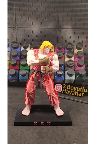Street Fighter İkonik Dövüşçüsü Ken 20cm Street Fighter İkonik Dövüşçüsü Ken 20cm