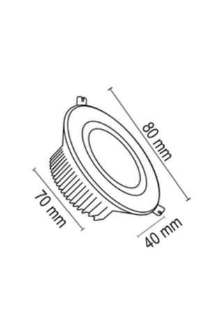 Forlıfe 5W Cob Saten Kasa Led