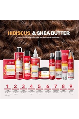 Urban Care Hibiscus & Shea Butter Elektriklenme Karşıtı Saç Bakım Köpüğü-200 Ml