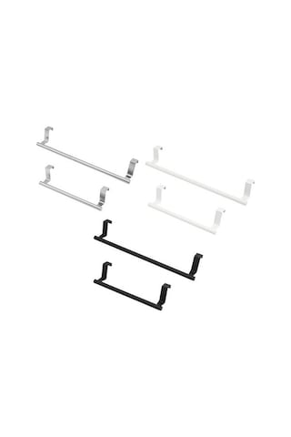 Tongxida Askeri Bosphorusboutique Uzunluk: Üstü Sones Paslanmaz Kapı Kapı Havlu Dolap Delinmeyen Cm Çelik Bezi Beyaz Askısı, A Diğer