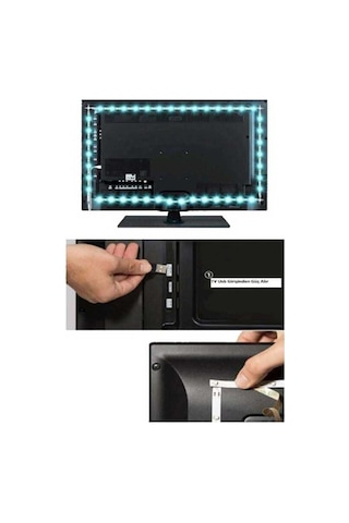 Cata Ct-4566 3m Rgb Usb Tv İç Mekan Şerit Led Seti