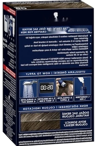 Erkeklere Özel Saç Boyası 60 - Kahve Renk, 80 Ml 0.20 L
