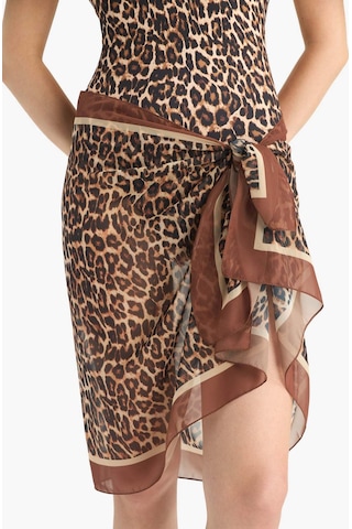 Defacto Regular Fit Leopar Desenli Şifon Pareo-fall İn Love E8218ax25hsbn563 Kahve Kahverengi