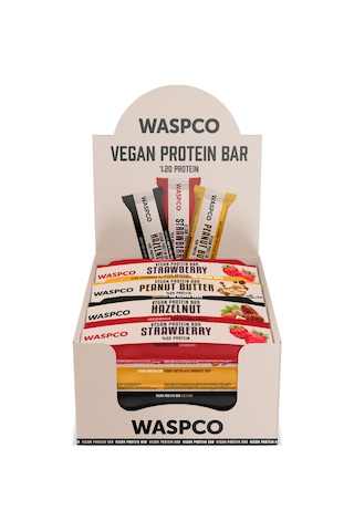 Waspco Vegan Protein Bar Karma Kutu 40 G x 12 Adet