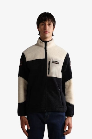 Napapijri Yupık Fz 3 Erkek Ceket Np0a4gntma91 Siyah - Bej