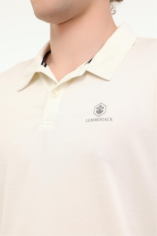 Lumberjack Mb Ct461 Sherman T-sh 5fx Kırık Beyaz Erkek Kısa Kol T-shirt Ekru