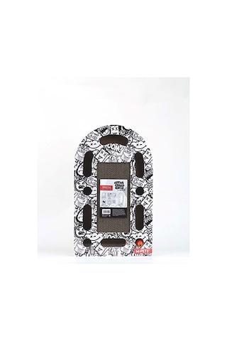 M-pets Urban Style Freestyle Kedi Karton Tırmalama Tahtası Siyah Beyaz 50x30 Cm 244-54019.01