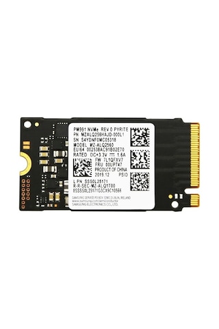 Samsung PM991 MZ-ALQ2560B 256 GB PCIe 3.0 x4 NVMe M.2 2242 SSD