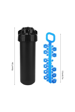 Lemestar Topaç Açılımlı 40 -360 G3/4" Bahçe Spreyi - Otomatik Temizleme, Dayanıklı Malzeme, Kolay Bakım