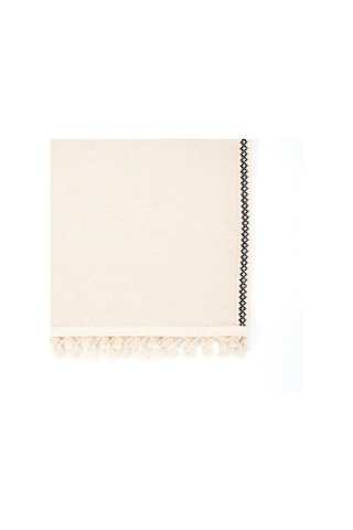 Dnc Home Tekstil Ndchome Ndc Home Ham Keten Ponponlu 50 X 150 Cm. Krem Runner. Krem