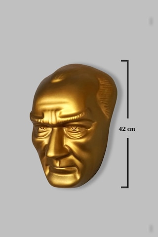 Atatürk Maskı 42 Cm Fiber Glass Okul Resmi Kurum Mask
