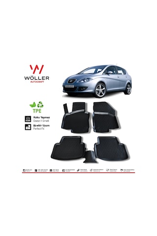 Seat Toledo Paspas 2006 2012 Arası 3D Havuzlu Wöller Paspas