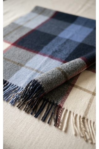 Gençev Home &Selin& %100 Saf Yün Scotch Battaniye Tek Kişilik (292480222)