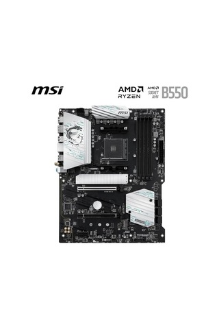 B550 Gamıng Wıfı Am4 Anakart Ddr4 4400mhz Pcıe 4.0 Wi-fi 5 1g Lan Usb 10gbps Atx