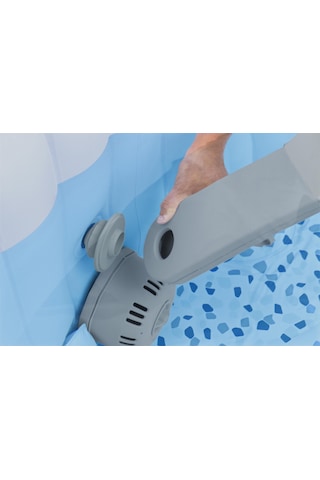 Lay-z-spa 60322 Dinlendirici Led Şelale Spa Havuzu Aksesuarı Gri