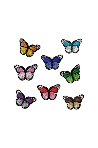 36 Adet İşlemeli Ütüyle Yapıştırılan Yamalar, İşlemeli Kendinden Yapışkanlı Ütüyle Yapıştırılan Yamalar