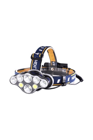 Geeksen Kafa Feneri K10-8: 8 Aydınlatma Modu, 1500lm Parlaklık, Ipx4 Su Geçirmez Pil Dahil Değil Çok Renkli