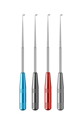 Kör Bıçaklama Cihazı Çok Fonksiyonlu Paslanmaz Çelik Balık Ağız Derin Boğaz Detacl Metal Kırmızısı , Boyut:kanca Retraktörü