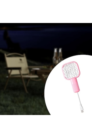 Trendooze Homyl Elektrikli Küçük Sineklik Pembe Kolay Kullanım