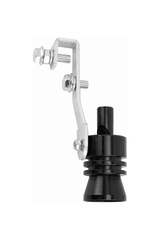 Kosona Honda/acura Uygun Alüminyum Turbin Ses Simülatörü - Motor Akışı İle Turbin Sesi Oluşturucu - Siyah L Boyutu - Kolay Kurulum