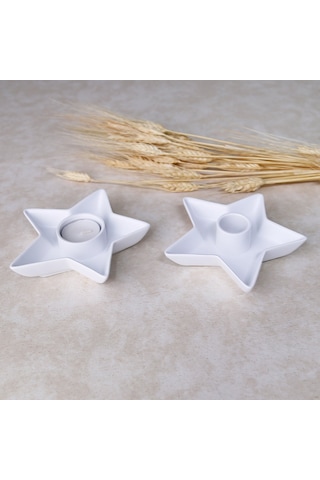 Evora Tealight Mumluk Beyaz