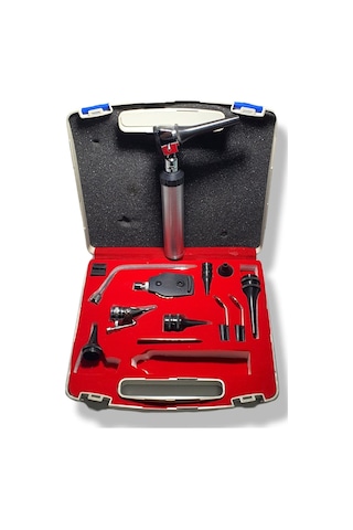 Archer Veteriner Diagnostik Set Ent Otoskop-Oftalmaskop Set