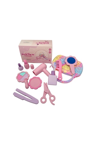 Playnjoy - Silikon Güzellik Oyuncak Seti - 12 Parça