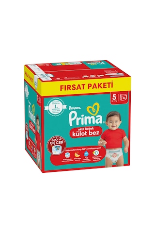 Prima Külot Bebek Bezi 5 Numara 56 Adet Fırsat Paketi