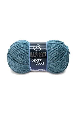 1 Adet Sport Wool Atkı Bere Ceket Yelek Örgü İpi Yünü No: 185 Fırtına