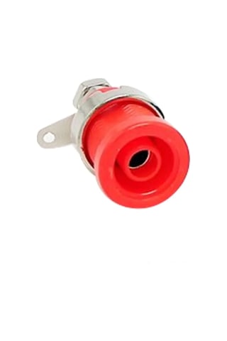 4mm Korumalı Kırmızı Born Jack - 10 Adet