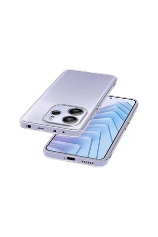 Noktaks - Xiaomi Uyumlu Xiaomi Redmi Note 14 5g - Kılıf Şeffaf Soft Slim Fitt Süper Silikon Kapak T36650 Şeffaf