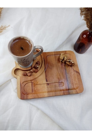 Caffetta Ahşap Servis Sunum Ahşap