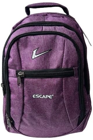 Esteriva Escape Laptop Bölmeli Okul Çantası Su Geçirmez Koyu Lila